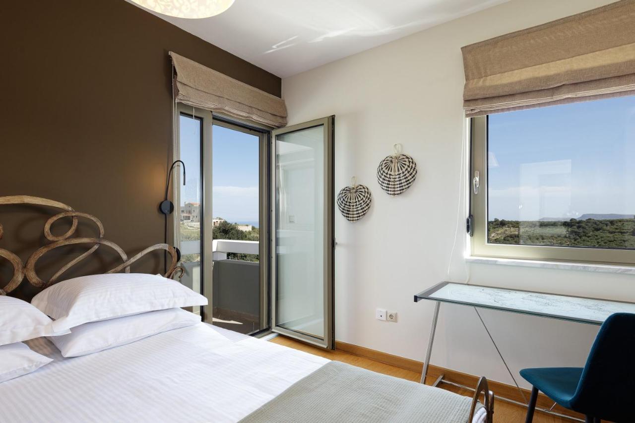 Rizes Villa With Jacuzzi & Heated Pool Agia Triada Luaran gambar